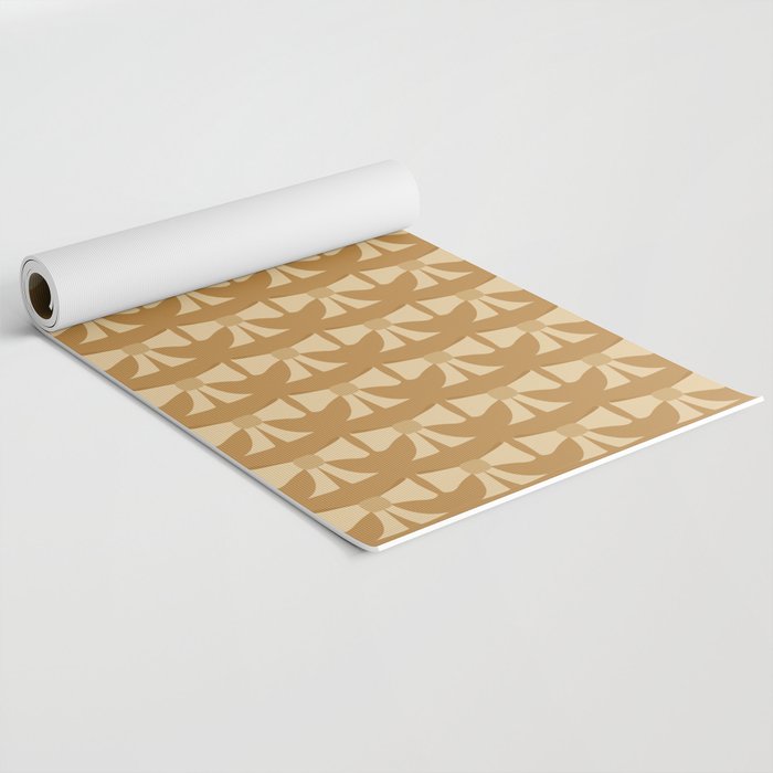 Vintage Bows XIII Orange Yoga Mat Gallery Image 2