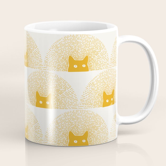 Good Meowning Pattern Coffee Mug Gallery Image 1
