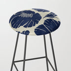Poppies Indigo Stool Gallery Image 2