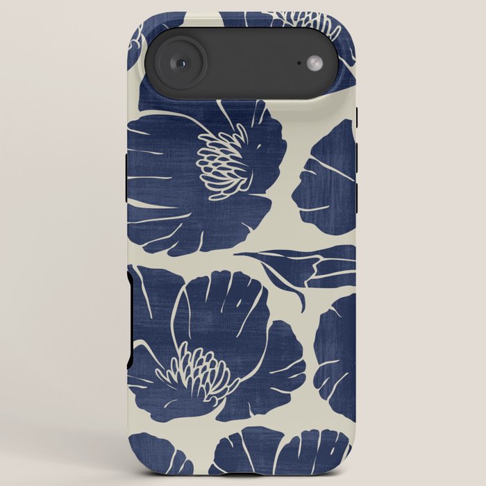 Poppies Indigo iPhone Case Gallery Image 6
