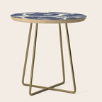 Poppies Indigo Side Table Gallery Image 1