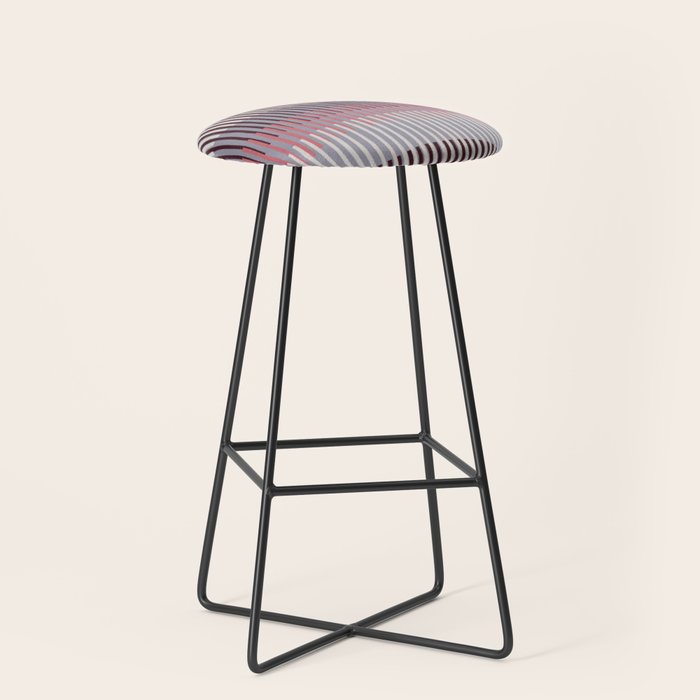 Painted Stripes Layered Stool Gallery Image 1