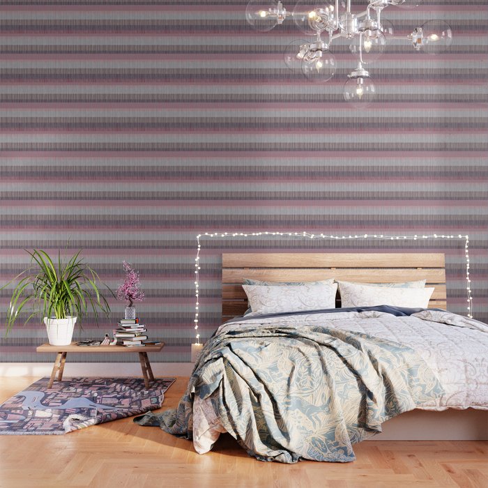 Painted Stripes Layered Wallpaper Gallery Image 3