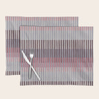 Painted Stripes Layered Placemat Gallery Image 1