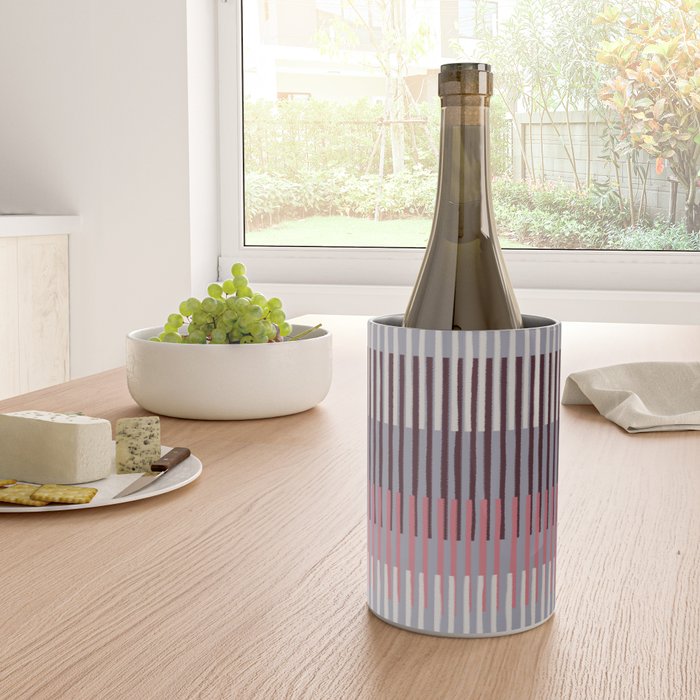 Painted Stripes Layered Wine Chiller Gallery Image 4