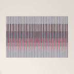 Painted Stripes Layered Welcome Mat Gallery Image 1