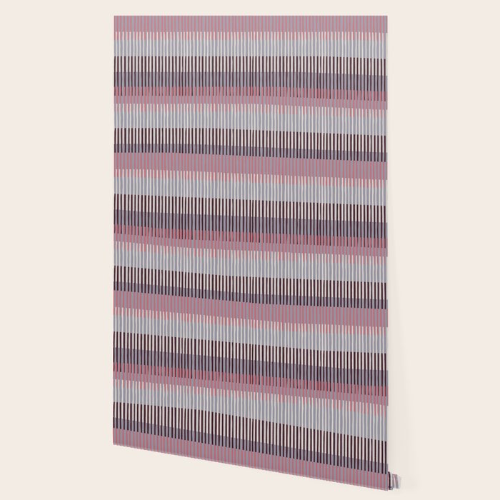 Painted Stripes Layered Wallpaper Gallery Image 2