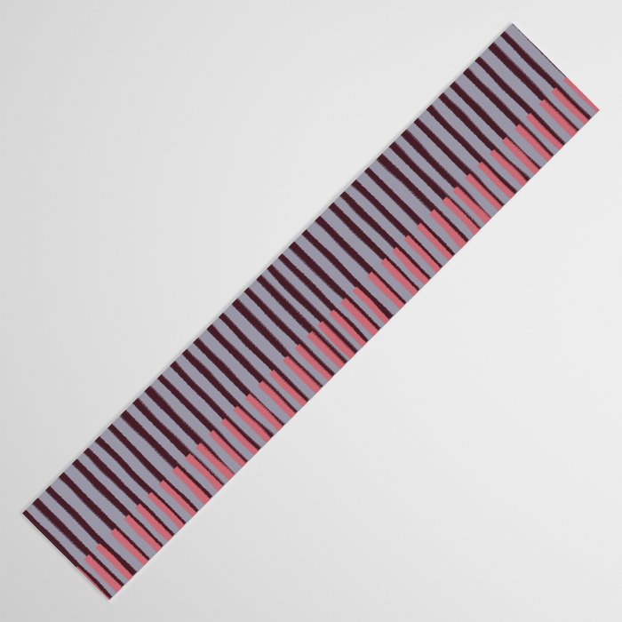 Painted Stripes Layered Table Runner Gallery Image 3