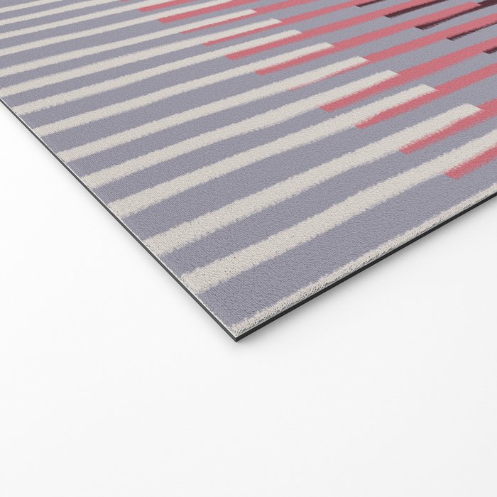 Painted Stripes Layered Welcome Mat Gallery Image 2