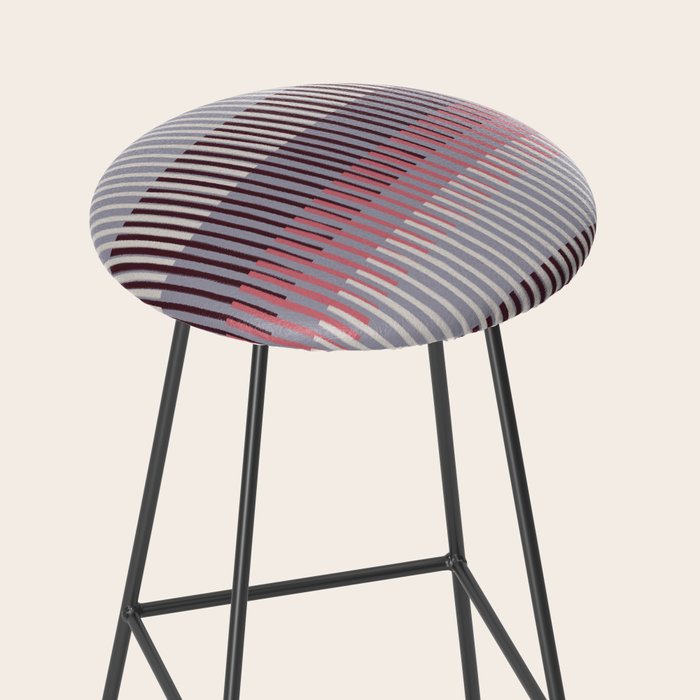 Painted Stripes Layered Stool Gallery Image 2