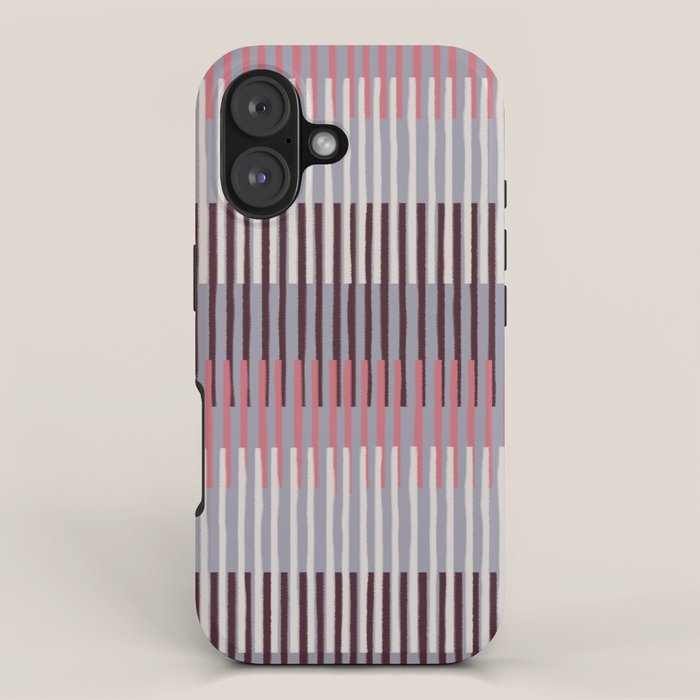 Painted Stripes Layered iPhone Case Gallery Image 1