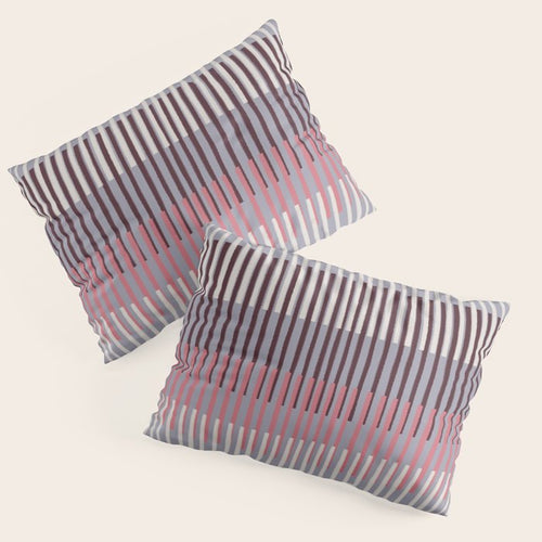 Painted Stripes Layered Pillow Sham Gallery Image 3