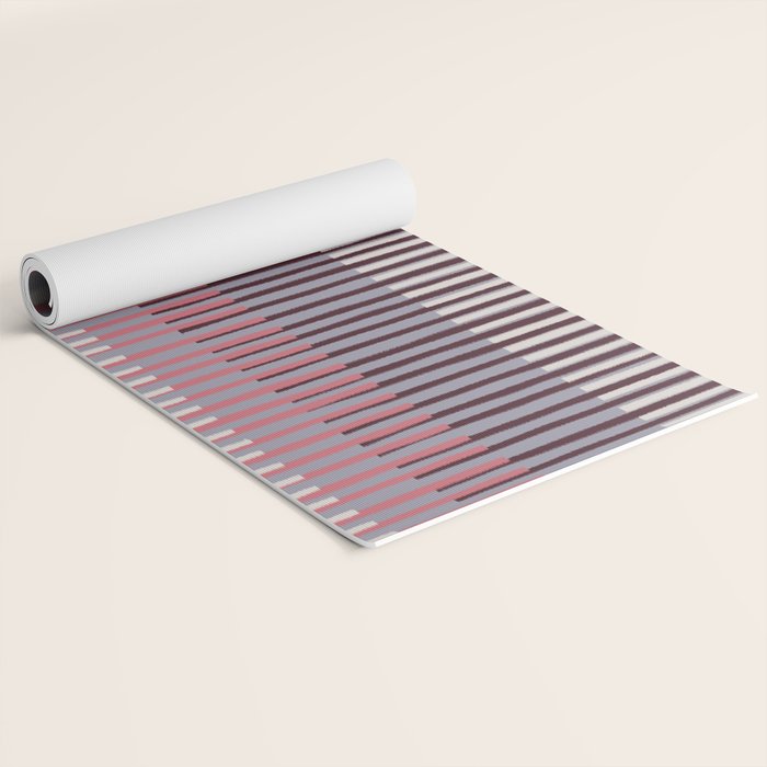 Painted Stripes Layered Yoga Mat Gallery Image 2