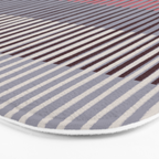 Painted Stripes Layered Bath Mat Gallery Image 3