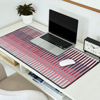 Painted Stripes Layered Desk Mat Gallery Image 2