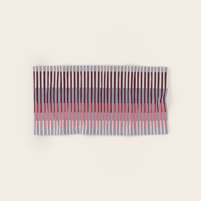 Painted Stripes Layered Bath Towel Gallery Image 1