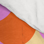 Scale Pattern / Art-deco - Pink, Orange, Cream Comforter Gallery Image 4