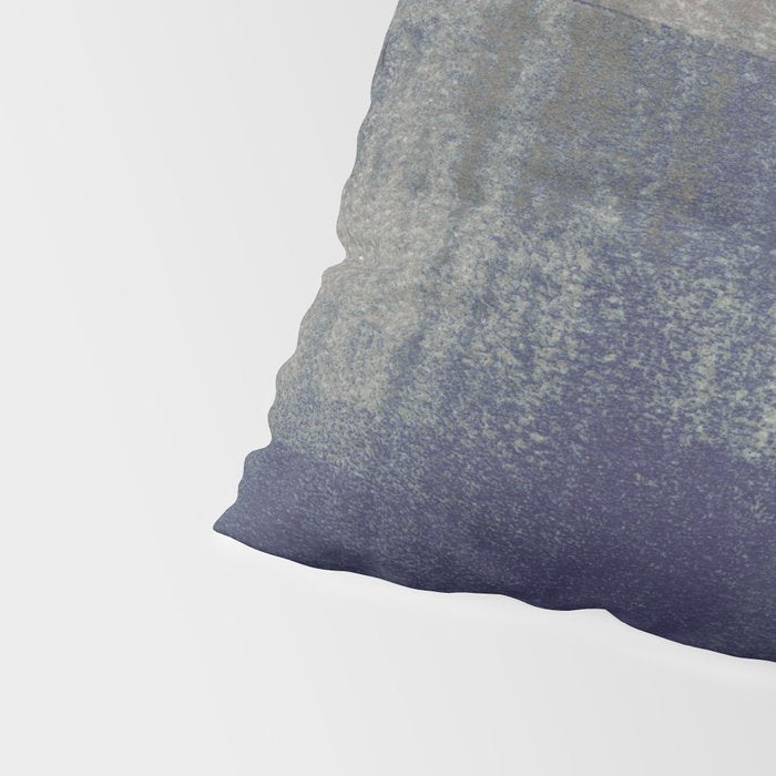Navy Blue and Grey Minimalist Abstract Landscape Pillow Sham Gallery Image 4