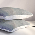 Navy Blue and Grey Minimalist Abstract Landscape Pillow Sham Gallery Image 3