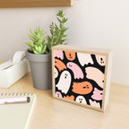 Ghost Print in Black Mini Art Print Gallery Image 2
