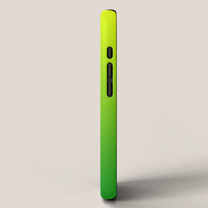 LIME GREEN OMBRE COLOR iPhone Case Gallery Image 2