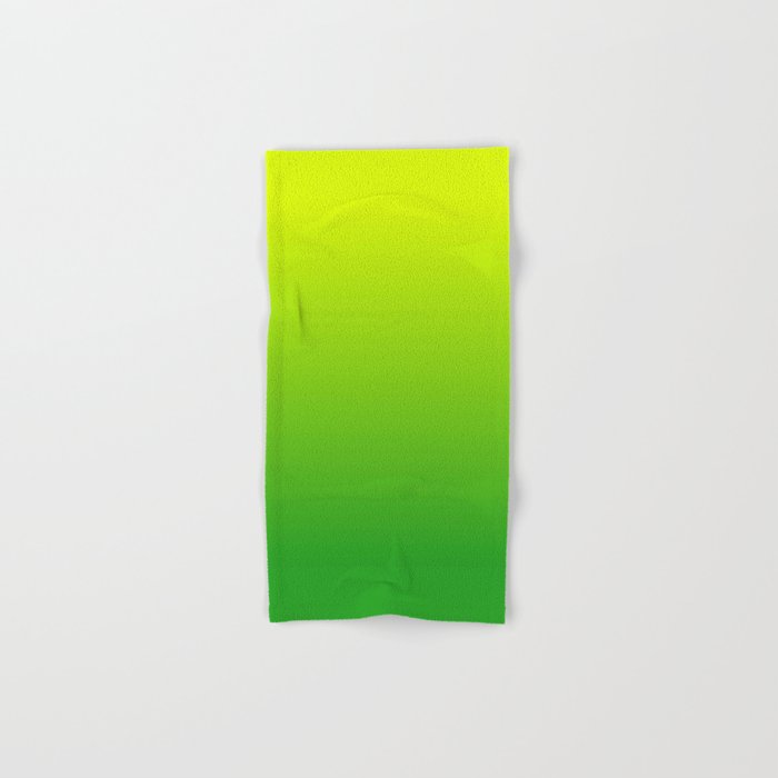 LIME GREEN OMBRE COLOR Bath Towel Gallery Image 1