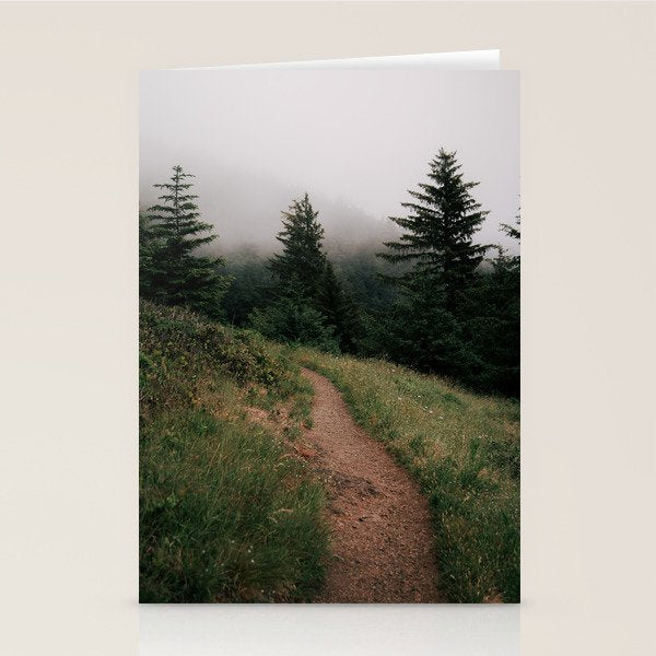 Moody Forest Path Stationery Card Gallery Image 2