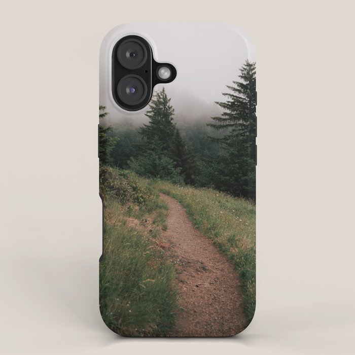 Moody Forest Path iPhone Case Gallery Image 1