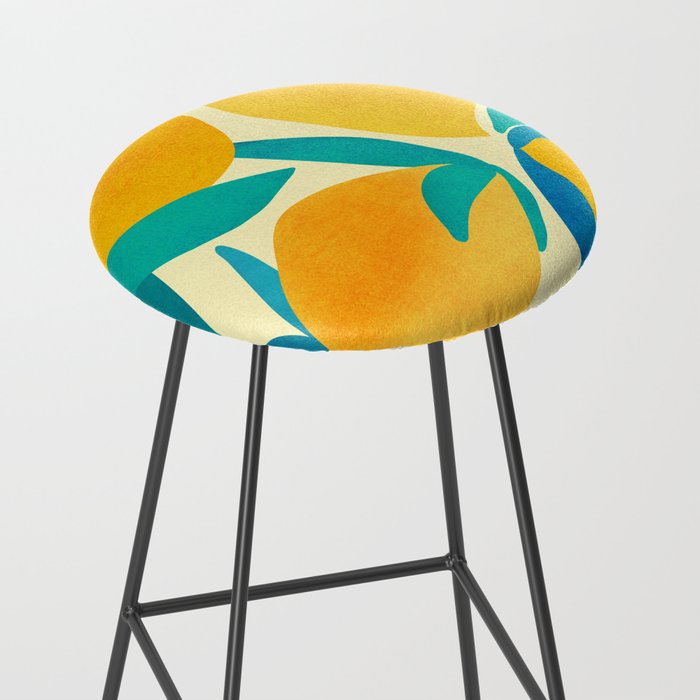 Mangoes - Tropical Fruit Illustration Stool Gallery Image 2