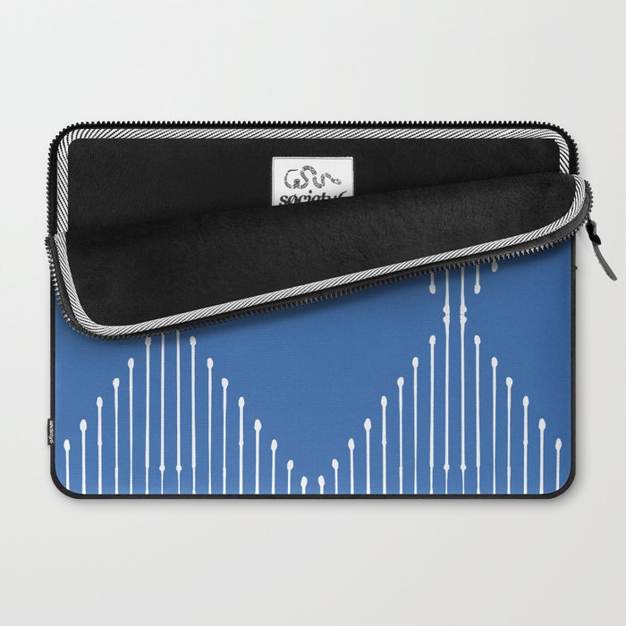Geo (Sky Blue) Laptop Sleeve Gallery Image 2