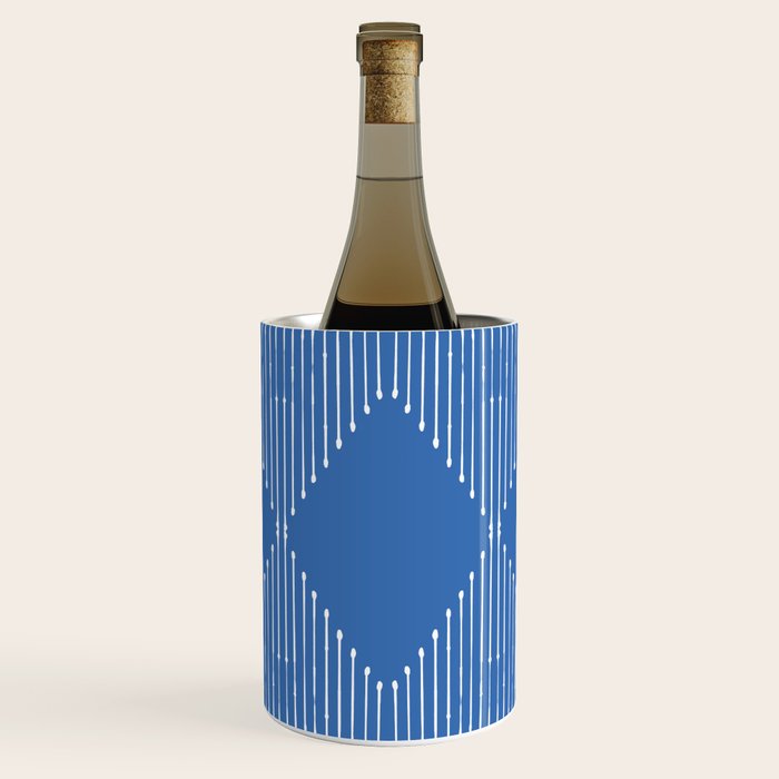Geo (Sky Blue) Wine Chiller Gallery Image 1