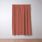 Dragonfly Pattern XVI Rose Pink Window Curtain Gallery Image 3