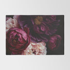 Nostalgic Lush Baroque Night Flowers Rug Gallery Image 2