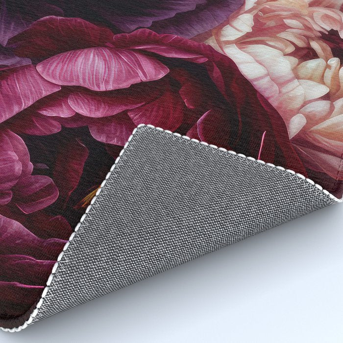 Nostalgic Lush Baroque Night Flowers Rug Gallery Image 4