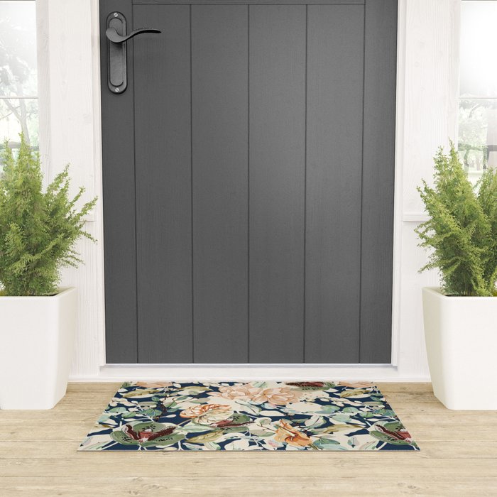 Lush colorful exotic garden D Welcome Mat Gallery Image 3