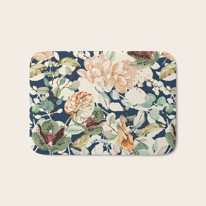 Lush colorful exotic garden D Bath Mat Gallery Image 1