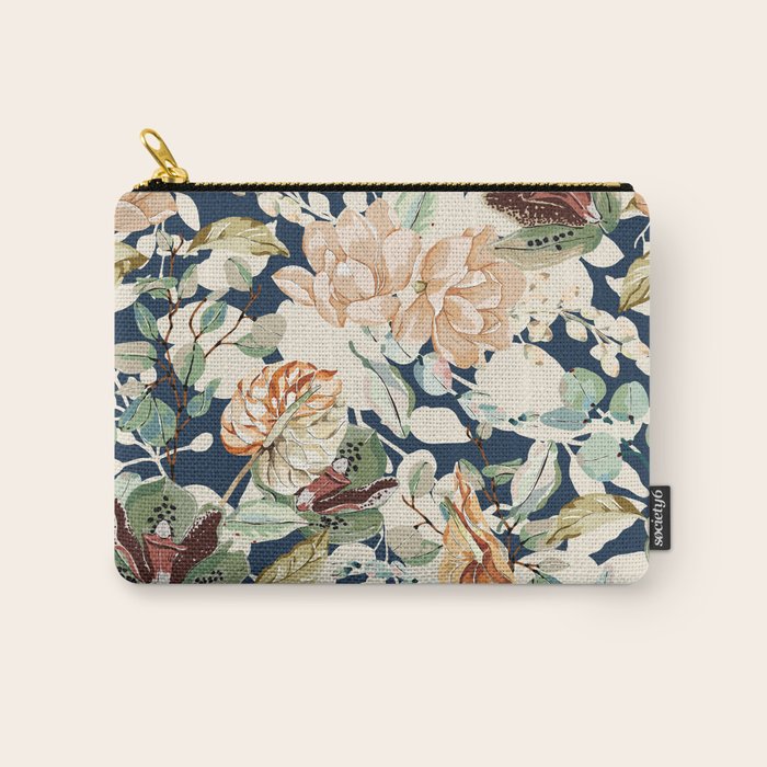 Lush colorful exotic garden D Carry All Pouch Gallery Image 1