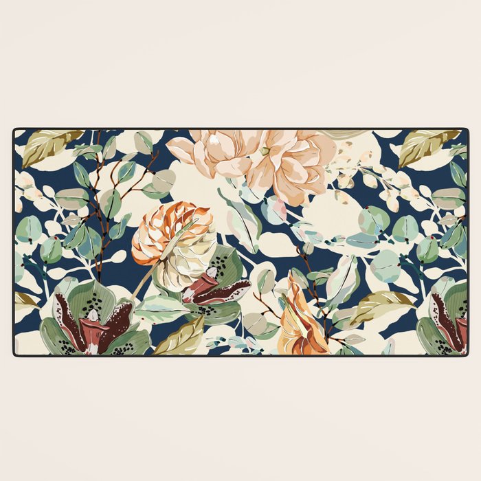 Lush colorful exotic garden D Desk Mat Gallery Image 3