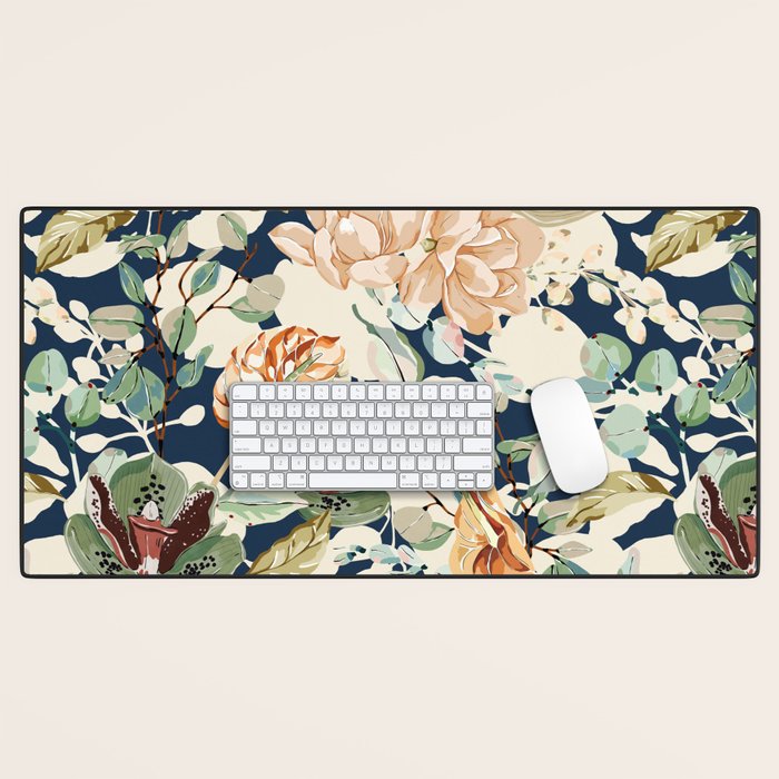 Lush colorful exotic garden D Desk Mat Gallery Image 1