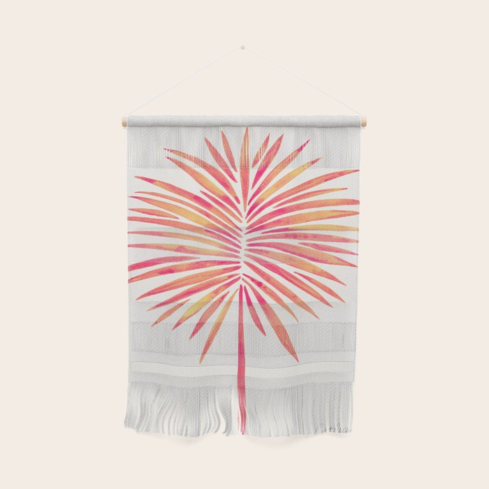 Tropical Fan Palm - Pink Palette Wall Hanging Gallery Image 1