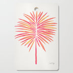 Tropical Fan Palm - Pink Palette Cutting Board Gallery Image 1
