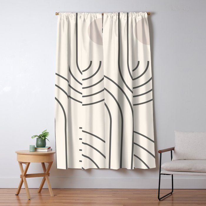 Minimalist #4 Window Curtain Gallery Image 1