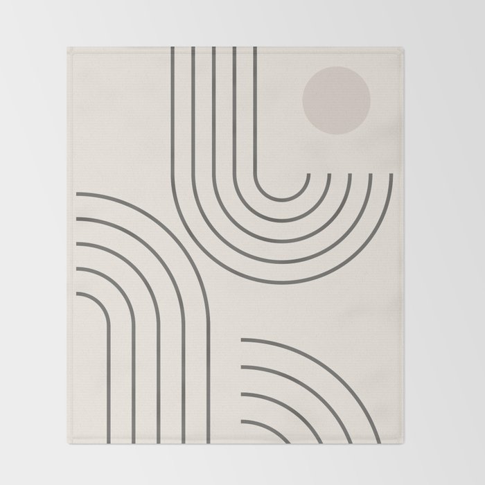 Minimalist #4 Throw Blanket Gallery Image 2