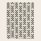 Dominos Pattern - monochrome hand-drawn  Poster Gallery Image 4