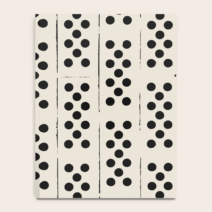 Dominos Pattern - monochrome hand-drawn  Notebook Gallery Image 4