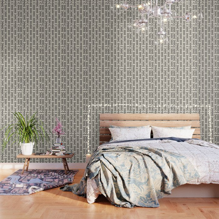 Dominos Pattern - monochrome hand-drawn  Wallpaper Gallery Image 3