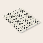 Dominos Pattern - monochrome hand-drawn  Notebook Gallery Image 2