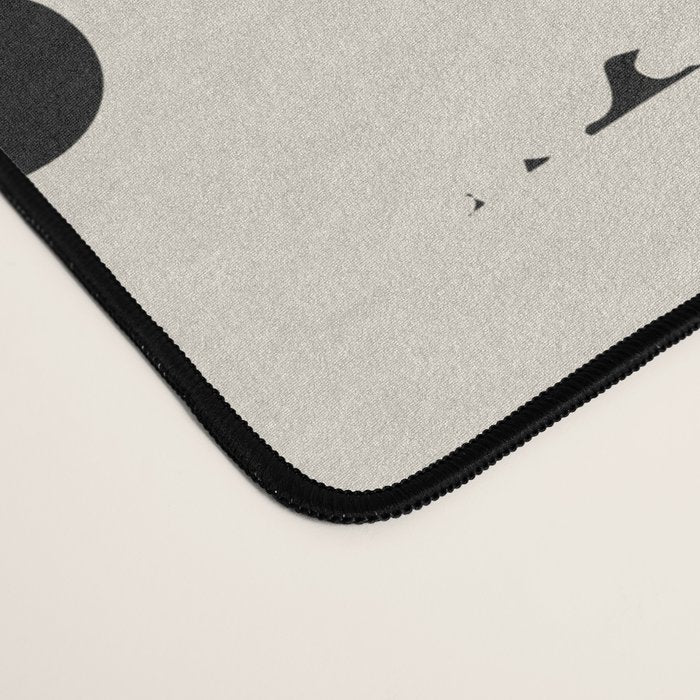 Dominos Pattern - monochrome hand-drawn  Desk Mat Gallery Image 4