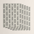 Dominos Pattern - monochrome hand-drawn  Wrapping Paper Gallery Image 3