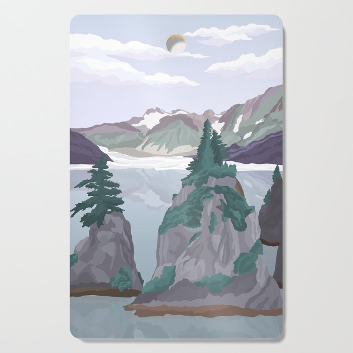 Kenai Fjords National Park Cutting Board Gallery Image 1